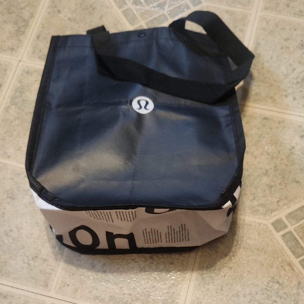 lululemon athletica Black and White Shopper Bag